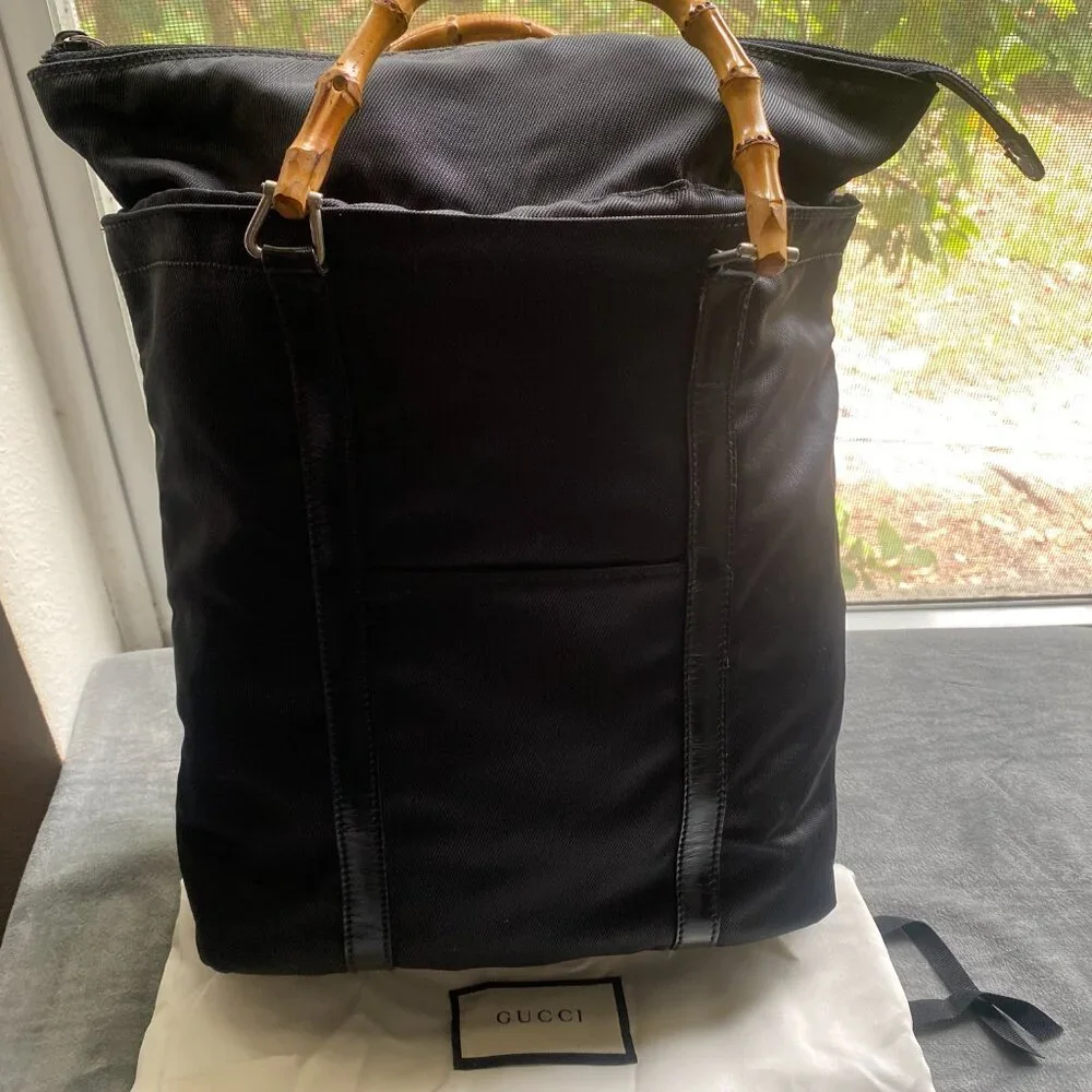✨Authentic Gucci Bamboo Black Hand Bag– Timeless Luxury✨ - Picture 6 of 6
